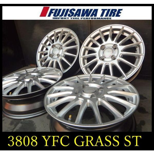 3808】J送料無料△YFC GRASS ST△14x4.5J 4穴 100 +45△4本 : フジサワ
