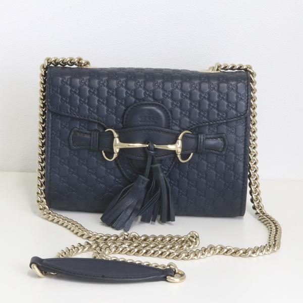 GUCCI チェーンショルダーバッグ GUCCI（グッチ） マイクログッチシマ 449636 チェーン ショルダー