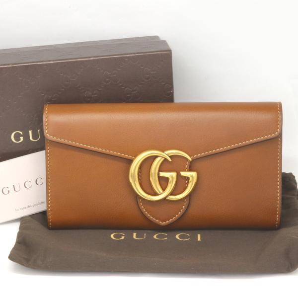 GUCCI（グッチ） 400586 GGマーモント コンチネンタル ウォレット 長