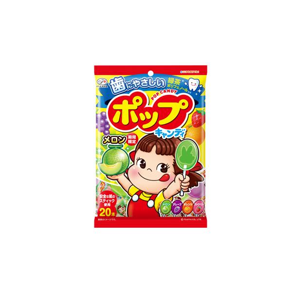 画像と味の種類は異なります。内容量　20本×6袋グレープ、オレンジ、ストロベリーと期間限定フレーバーの４種の味を楽しめる、棒付きキャンディです。中身はグー、チョキ、パー、ハートのレリーフが入っており、じゃんけんで遊ぶことができます。　