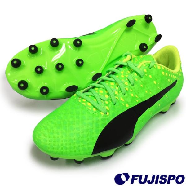プーマ サッカースパイクエヴォパワー VIGOR 1 FG(グリーン×ブラック) エヴォパワー VIGOR 3 HG(103957-01)プーマ サッカースパイク グリーン