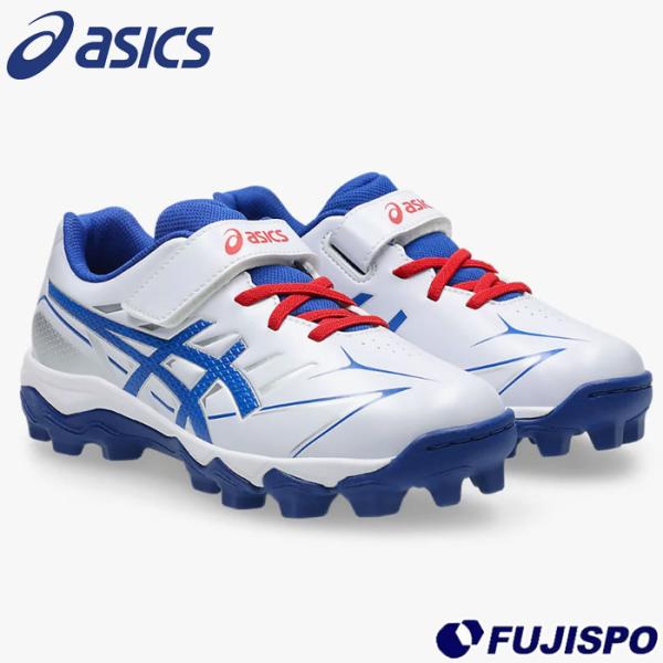 野球 アシックス ジュニアポイントスパイク STAR SHINE S 3 asics 野球シューズ 野球スパイク ベルトタイプ 紐タイプ こども 少年野球 (1124A011-105)