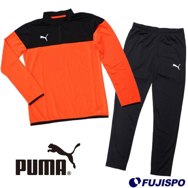 PUMA ハーフジップジャージ 上下Mサイズ ハーフジップジャージトップ＆ジャージパンツ (656086-656093)プーマ