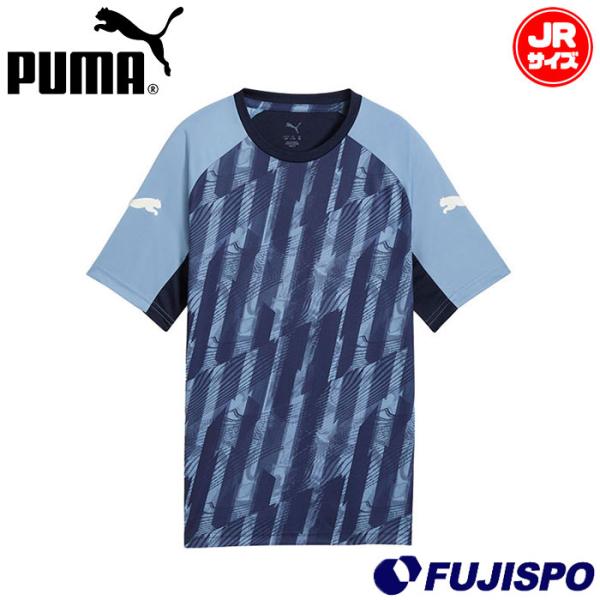 PUMAプーマ 日本代表 実使用 プラクティスシャツ プーマ INDIVILIGA グラフィック SSシャツ JR PUMA サッカー