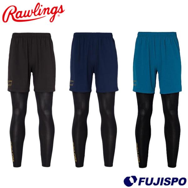 野球 ローリングス Vショーツレイヤードセット BLACK LABEL Rawlings