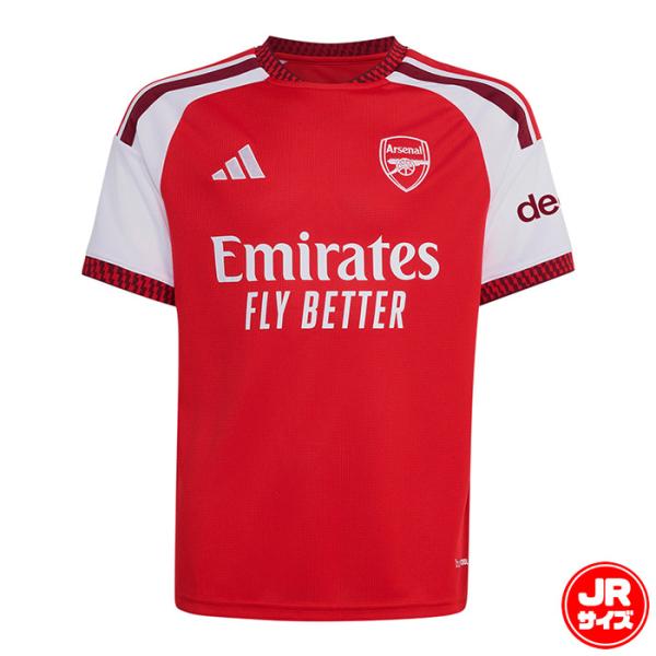 アディダス アーセナルFC 26 27 ホーム キッズ ジャージ adidas サッカー レプリカ ユニフォーム シャツ 半袖 クラブチーム ジュニア 子供 (CC249-KB9947)