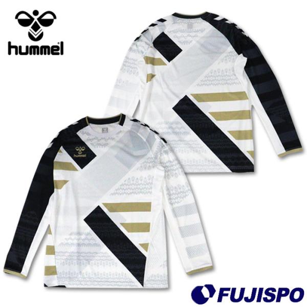 ヒュンメル PROプレマッチシャツ L/S hummel サッカー フットサル プラクティスシャツ プラシャツ 長袖 ウォームアップ トレーニング 大人 (HAP7240-10)