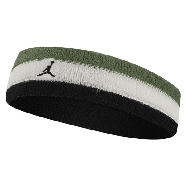 メーカー：ナイキ (NIKE)品名：JORDAN ジョーダン ヘッドバンド テリー品番：JD2019-211■素材コットン74%、ナイロン16%、ポリエステル9%、ゴム1%■カラーミディアムオリーブ/セイル/ブラック■生産国タイ■サイズ20...