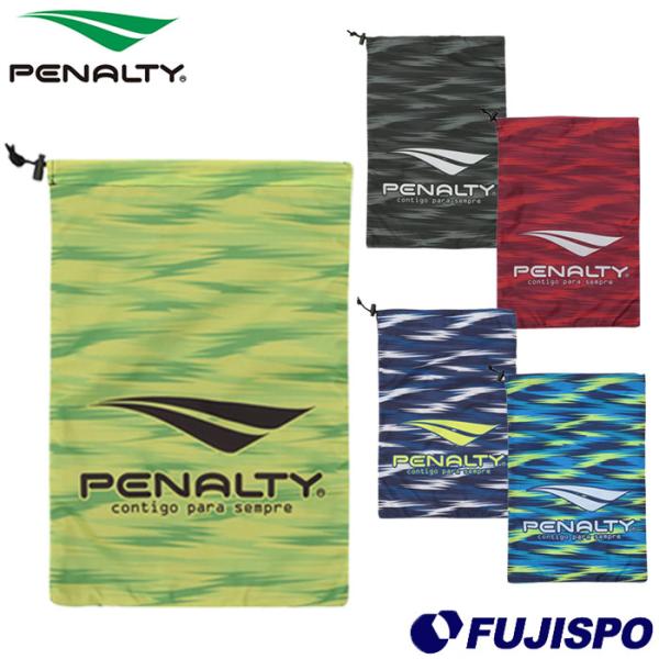 メーカー：ペナルティ (PENALTY)品名：シューズ袋品番：PBS5038■素材ポリエステル100%■カラー30(ブラック)40(レッド)65(Fイエロー)80(ブルー)8875(シアン×Fイエロー)■サイズH42×W28 cm2025年...