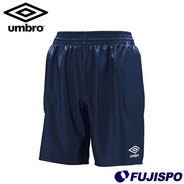 アンブロ GKパンツ 脇パッド付 ネイビー umbro サッカー フットサル ゴールキーパー GK ショートパンツ キーパーパンツ 大人 (UAS6700GP-NVY)