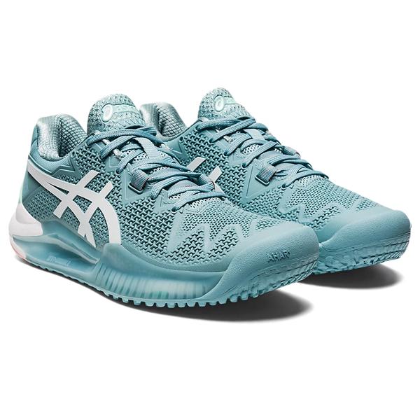 【美品】アシックス ゲルレゾリューション8 ASICS（アシックス） レディース テニスシューズ オムニクレー ゲル