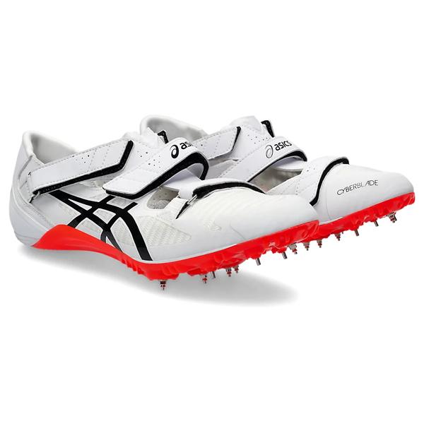 屈曲性とクッション性に優れたロングセラーシリーズの短距離モデル【100m〜400m/ハードル】■カラー100：White/Black■サイズ23.0-29.5cm■素材アッパー/合成樹脂/人工皮革/合成繊維アウターソール/合成底スパイク/金...