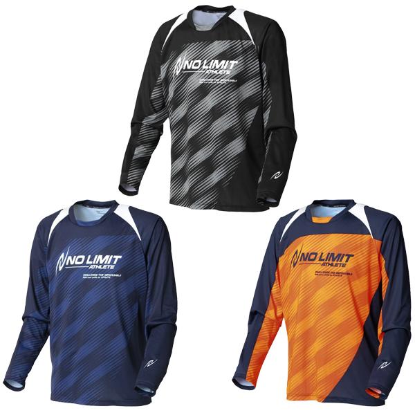 吸汗速乾でドライな着心地躍動感とスピード感を表現した、昇華プリントによるグラフィックが特徴的なロングスリーブシャツ。■カラー001 ブラック400 ネイビー800 オレンジ■サイズS,M,L,O,XO(JASPO規格範囲)単位:cmS （身...