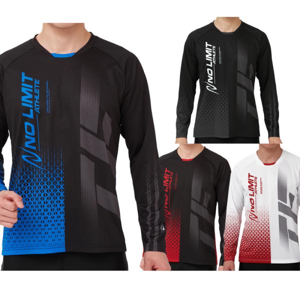 さまざまなシーンに、"NO LIMIT ATHLETE"のメッセージを。吸汗速乾性が高く、肌側に凹凸をもつ点接触素材「メカニカルメッシュ」を採用。ドライな着心地のロングスリーブシャツ。近未来的な美意識を軸に、パワフルでエネルギッシュな高彩度...