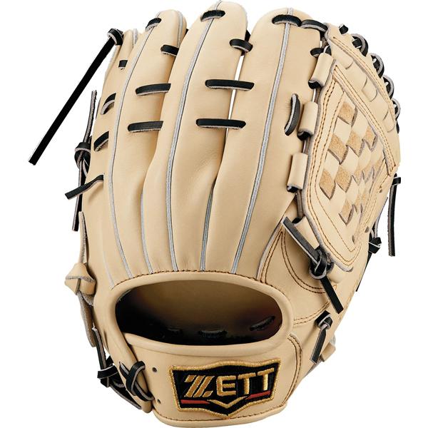 野球 ZETT プロステイタス 軟式 内野手用 クロス締め/逆巻き