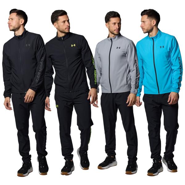 Under Armour 青 ジャケット＆パンツセット UNDER ARMOUR アンダーアーマー ジュニア ジャージ 上下 女の子