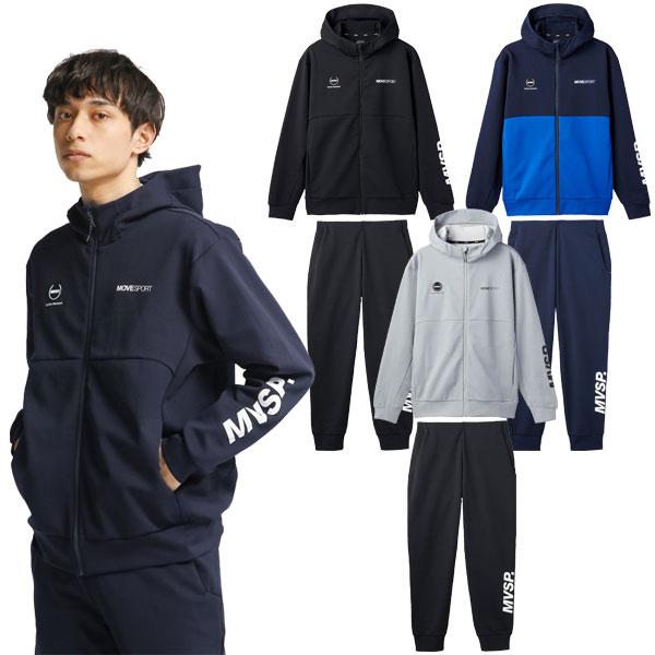 MOVESPORT デサント スウェット 上下 S.F.TECH スリーブロゴ