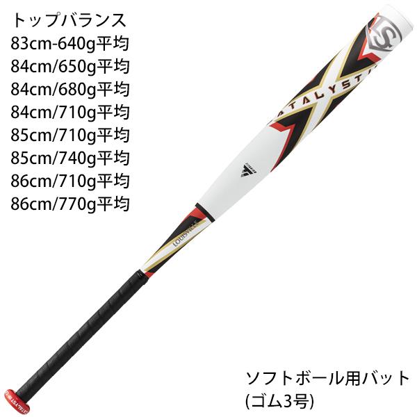 ルイスビルスラッガー ソフトボール用 バット ゴム3号 カタリスト 3 TI  