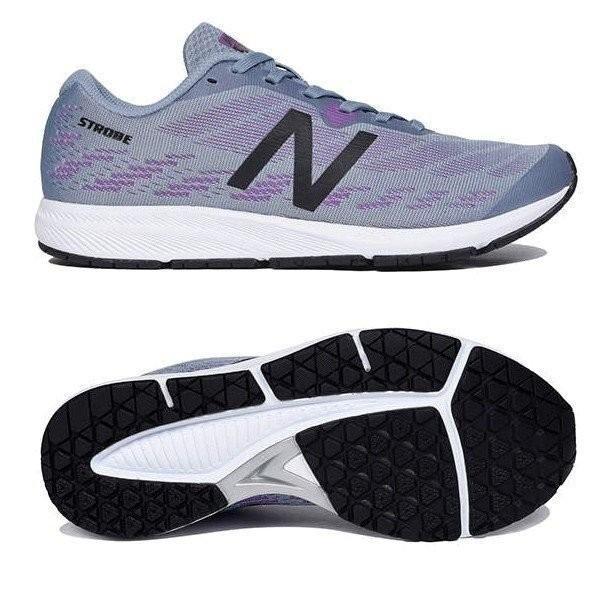 ニューバランス ランニングシューズ レディース ストロボ W Gray Strobe セール 登場から人気沸騰 D Wstrong3 Purpleカラー