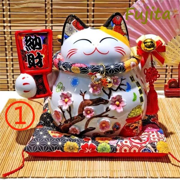 招き猫　置物　陶器製 陶器招き猫5個セット - 東京おみやげ堂オンラインショップ
