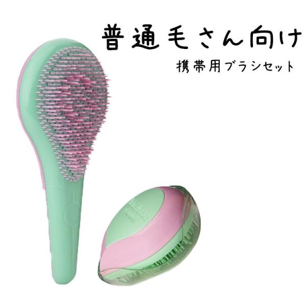 定形外 クレイツイオン ミシェルメルシェ パステルセット グリーン ノーマル 普通毛 MMPT30JA ヘアブラシ