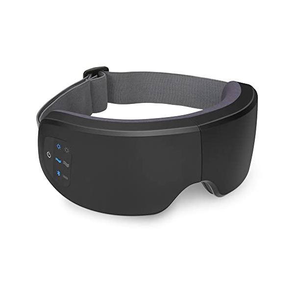 　・独自のEMSパルスで心地よい刺激を与える、アイマスクです。　・5段階のレベルを搭載し、お好みで強さを変えていただけます。　・2段階の温熱機能を搭載しています。お好きな温度をお選びいただけます。　・まるで人の手に包み込まれるような、心地よ...