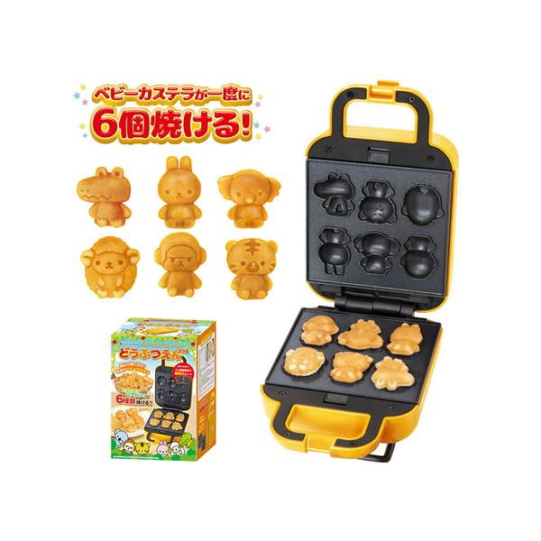 ●ベビーカステラメーカーに生地を流して焼くだけで、簡単！かわいい！ベビーカステラが作れます。コンロを使わないからお子様と一緒にお菓子作りを楽しむのもおすすめ。●本商品は別売りのプレートをご購入いただくことで、様々な形のベビーカステラやホット...
