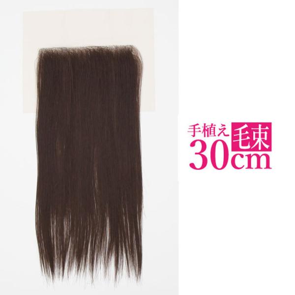 【売切セール 返品交換不可】 ウィッグ エクステ ストレート 耐熱 つけ毛 毛束 手植え毛束シート ビターブラウン 6