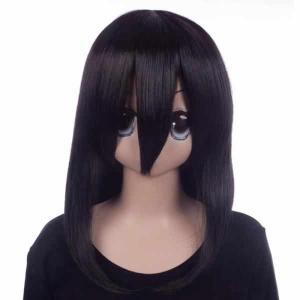 ハロウィン ウィッグ ロング フルウィッグ セミロング ウイッグ コスプレ 女装 男装 かつら 耐熱 富士達 ミディアム ナチュラルブラック 2 Buyee Buyee Japanese Proxy Service Buy From Japan Bot Online
