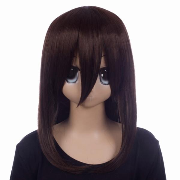 ハロウィン ウィッグ ロング フルウィッグ セミロング ウイッグ コスプレ 女装 男装 かつら 耐熱 富士達 ミディアム ビターブラウン 6 Buyee Buyee Japanese Proxy Service Buy From Japan Bot Online