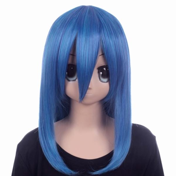 ハロウィン ウィッグ ロング フルウィッグ セミロング ウイッグ コスプレ 女装 男装 かつら 耐熱 富士達 ミディアム マリンブルー Ow 026 Buyee Buyee บร การต วกลางจากญ ป น ซ อจากประเทศญ ป น
