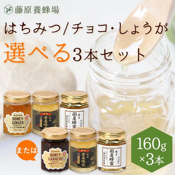 【使い勝手の良い】 国産はちみつ 選べるハチミツ 藤原黄金蜂蜜、藤原国産蜂蜜と その他