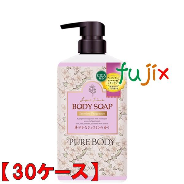 30ケース】ピュアボディジャスミン 本体 500mL×12本／ケース ミツエイ  
