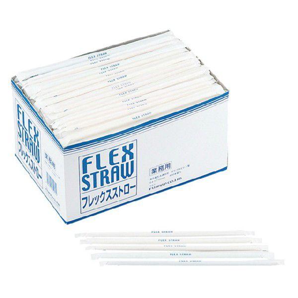 フレックスストロー 業務用 5色フレックスストロー 袋入 6400本（400