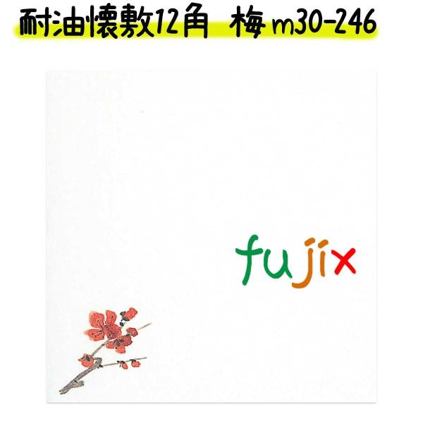 耐油懐敷 12角 梅 100枚 M30-246 宴会 会席料理 結婚式場 !店 通販 経木薄板 尺4 (420mm x 120mm) 100枚入 業務用
