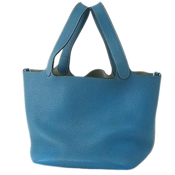 【6/28値下げ】新品 エルメス ピコタン MM ニューブルージーン 富士屋◇ エルメス HERMES ピコタンロック MM ニューブルージーン