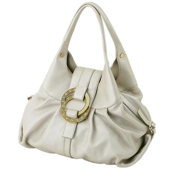 富士屋◇ ブルガリ BVLGARI チャンドラ 33150 トートバッグ レザー 