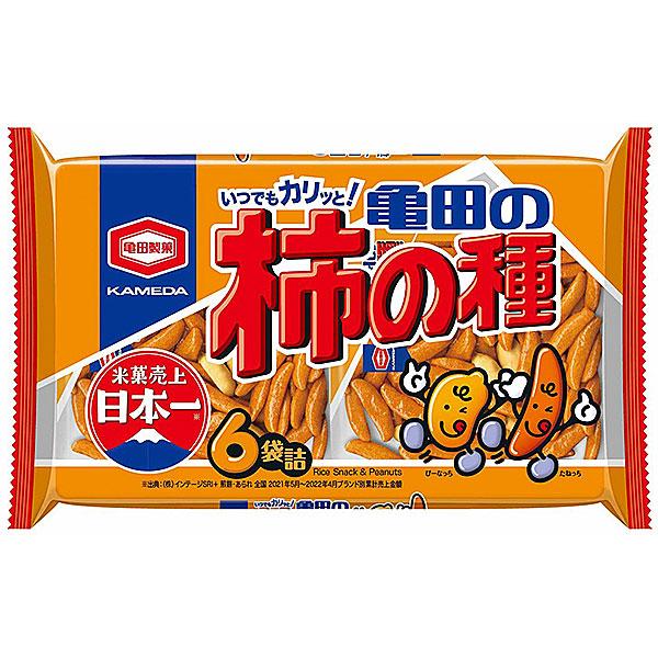亀田の柿の種 亀田 亀田の柿の種6袋詰 180g×12個入り(1ケース