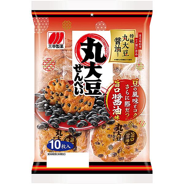三幸製菓 三幸製菓 丸大豆せんべい旨口醤油味 10枚×12個入り(1