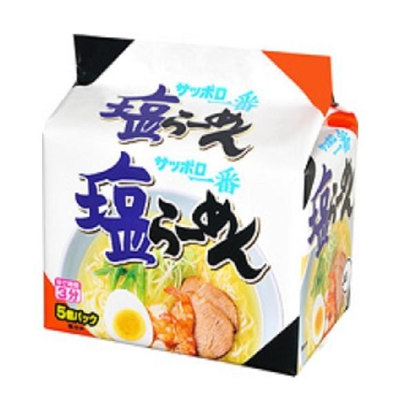 サッポロ一番(袋めん) 塩らーめん 5食×6個×1ケース(計30食
