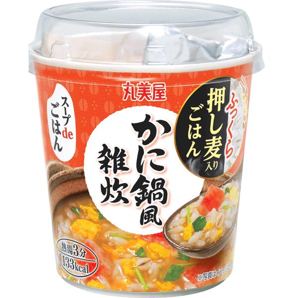 丸美屋 スープdeごはんかに鍋風雑炊 69g×48個入り(1ケース6個入り、8ケースセット) (KT)