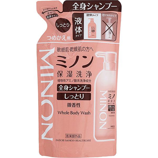 シャンプー minmin MINON 【医薬部外品】ミノン全身シャンプーしっとりタイプ つめかえ用