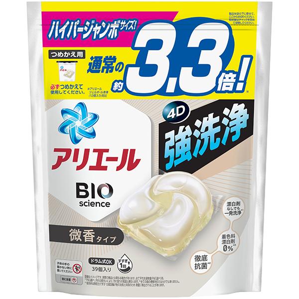 アリエール アリエールジェルボール4D微香 つめかえハイパージャンボ