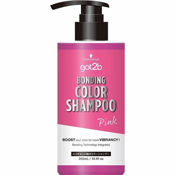 AKNIR シャンプー トリートメント300ml×2ヘアセラム 80ml×3 GOT2B ボンディング・カラーシャンプー ピンク 300mL : セイムス