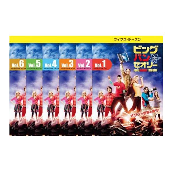 ビッグバン セオリー フィフス シーズン5 全6枚 第1話〜第24話 最終 レンタル落ち 全巻セット 中古 DVD 海外ドラマ