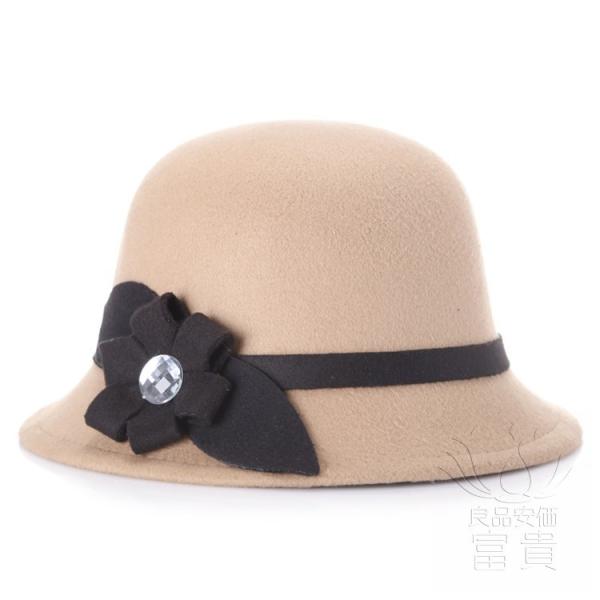 ボーラーハット レディース 春秋冬 花飾り ラインストーン 艶やか レトロ サイズ調整可 フェス パーティー 結婚式 オシャレ フェミニン 女っぽい