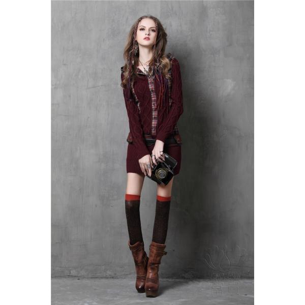 ワンピース フォークロア レトロ ワンピース 格子柄 プルオーバー スリムスカート ミニ丈 セットインスリーブ 長袖 フード付き 格子柄 Buyee 日本代购平台 产品购物网站大全 Buyee一站式代购 Bot Online