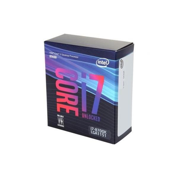 Intel CPU Core i7-8700K 3.7GHz 12Mキャッシュ 6コア/12スレッド