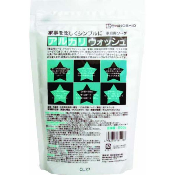 他サイト： アルカリウォッシュ 500g セスキ炭酸ソーダ 掃除 洗濯 キッチン 油汚れ  4982757811183【ネコポス発送】の商品画像