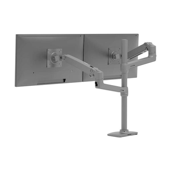 他サイト： ＥＲＧＯＴＲＯＮ　ＬＸ　デュアル　モニターアーム　縦／横型　長身ポール　マットブラック　２画面　４０　　45-509-224　678-1720の商品画像